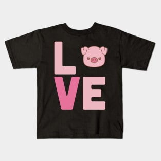 Happy International Pig Day Love Kids T-Shirt